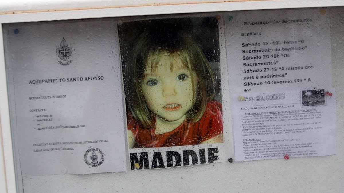 Případ Madeleine McCannové: Portugalci oficiálně označili podezřelého